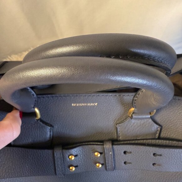 Burberry Blue and Light Blue Large Shoulder Tote Bag - Picture 3 of 4